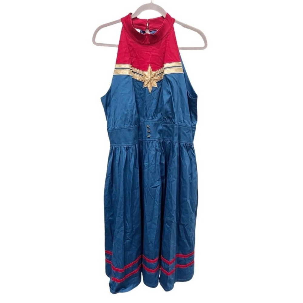 Disney Parks Her Universe Captain Marvel Dress Size 1X Disney Bounding Cosplay
